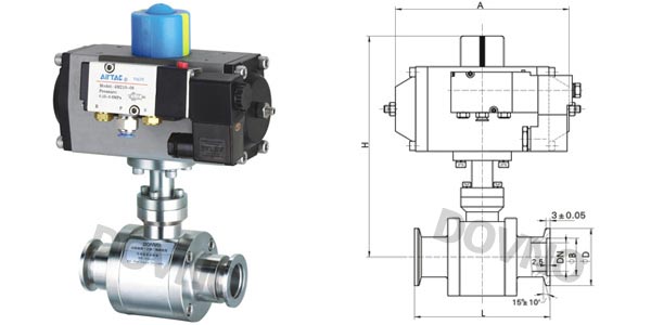 高真空氣動球閥結(jié)構(gòu)圖 高真空氣動球閥結(jié)構(gòu)圖