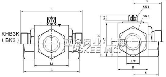 ��λ��ͨ�߉����yKHB3K(BK3)���γߴ��