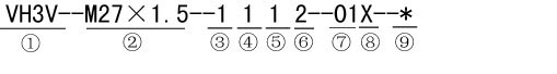 VH3V系列二位三通高壓球閥型號(hào)說(shuō)明 VH3V系列二位三通高壓球閥型號(hào)說(shuō)明