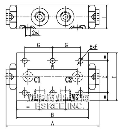 BLV-04/21-L/B-YT��ʽ�p��Һ���i���γߴ�