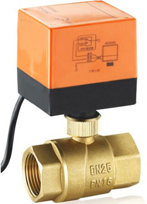 黃銅電動二通閥 黃銅電動二通閥