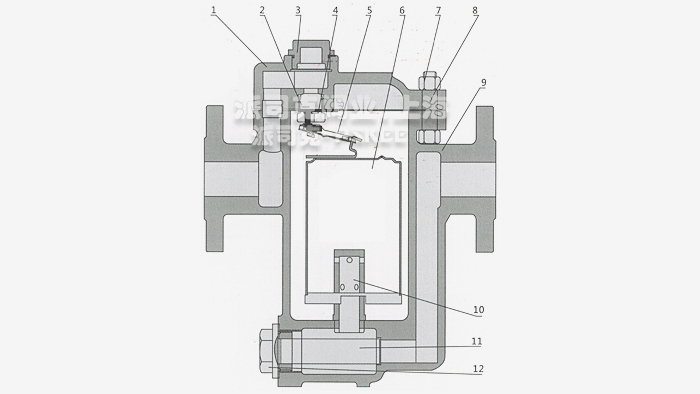 ����Ͱʽ������ˮ�y�Y(ji��)��(g��u)�D