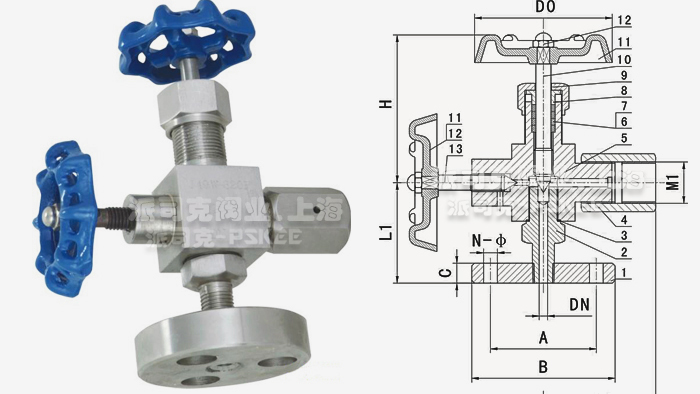 J49W壓力表截止閥尺寸圖 J49W壓力表截止閥尺寸圖