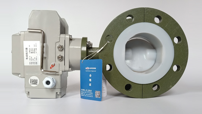 電動(dòng)法蘭襯氟蝶閥圖片 電動(dòng)法蘭襯氟蝶閥圖片