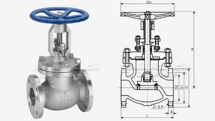 日標(biāo)截止閥尺寸圖 日標(biāo)截止閥尺寸圖